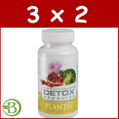 Pack 3x2 Détox 60 Gélules Plantis