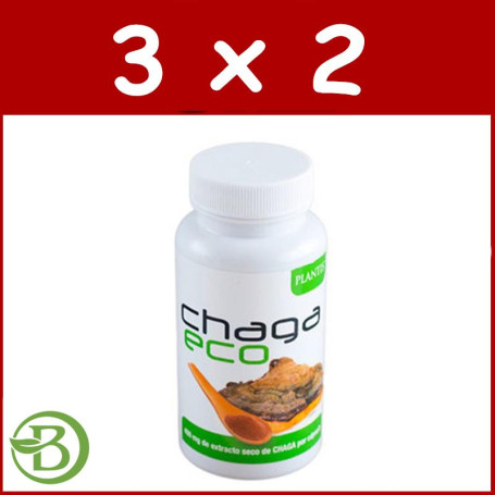 Pack 3x2 Chaga Eco 45 Cápsulas Plantis