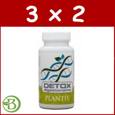 Pack 3x2 Digestenzims Détox 60 Gélules Plantis