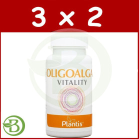 Pack 3x2 Oligoalgae Vitality 60 Cápsulas Plantis