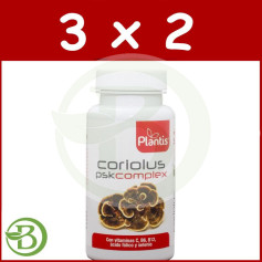 Pack 3x2 Coriolus PSK Complexe 60 Gélules Plantis