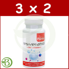 Pack 3x2 Resvératrol 60 Gélules Plantis