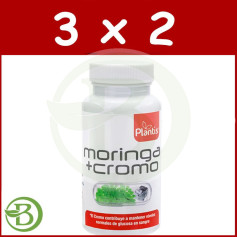 Pack 3x2 Moringa + Chrome 60 Gélules Plantis