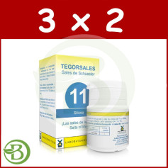 Pack 3x2 sels de Schussler 11 (Oui) Tegor