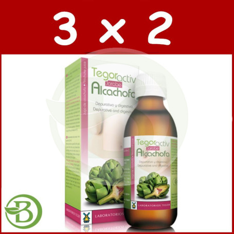 Pack 3x2 Alcachofa Activ 200Ml. Tegor