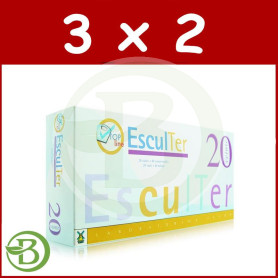 Pack 3x2 Esculter 2 20 Viales + 40 Cápsulas Tegor