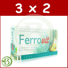 Pack 3x2 Ferrovit 30 Gélules Tegor