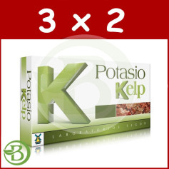 Pack 3x2 Potassium Varech 40 Gélules Tegor