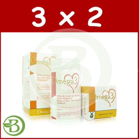 Pack 3x2 Omega 3 60 Perlas Tegor