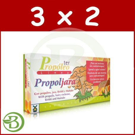 Pack 3x2 Propoljara 40 Cápsulas Tegor