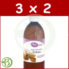 Pack 3x2 Huile d&#39;Amande Douce 500Ml. La grange