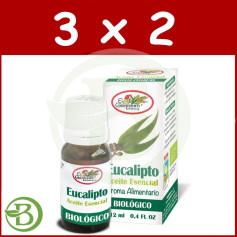 Pack 3x2 Huile Essentielle Bio Eucalyptus 12Ml. La grange