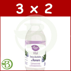 Pack 3x2 Romarin Tonique Alcoolique 250Ml. La grange