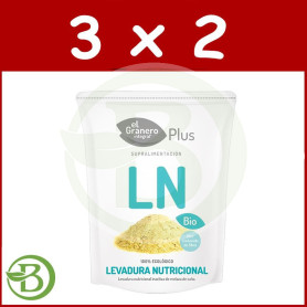 Pack 3x2 Levadura Nutricional BIO 150Gr. El Granero