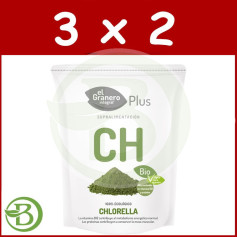 Pack 3x2 Chlorelle Bio 200Gr. La grange