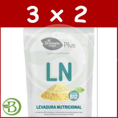 Pack 3x2 Levure Nutritionnelle avec B12 150Gr. Grange