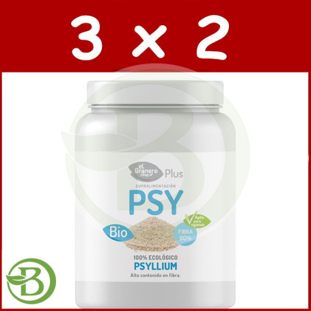 Pack 3x2 Psyllium Bio 400Gr. El Granero