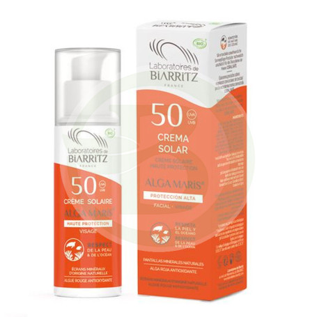 Crème Solaire Visage Spf50 50Ml Biarritz