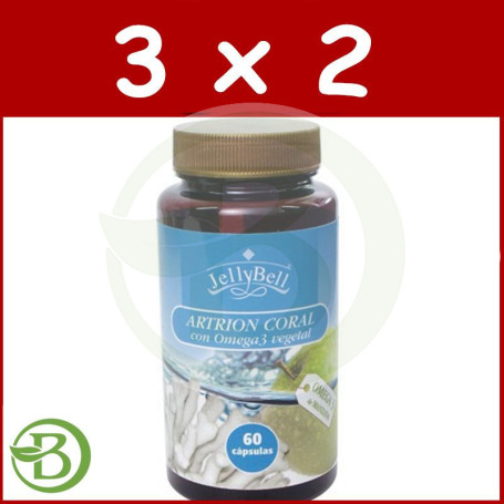 Pack 3x2 Atrion Coral 60 Cápsulas Jellybell