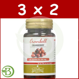 Pack 3x2 Cranbell 60 Cápsulas Jellybell