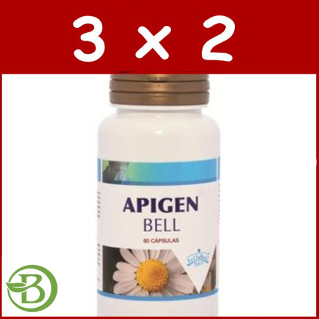 Pack 3x2 Apigen Bell 60 Cápsulas Jellybell