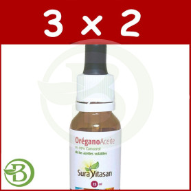 Pack 3x2 Orégano Salvaje Aceite 15Ml. Sura Vitasan