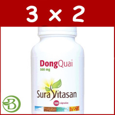 Pack 3x2 Dong Quai 100 Gélules Sura Vitasan