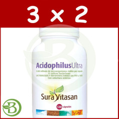 Pack 3x2 Acidophilus Ultra 120 Gélules Sura Vitasan