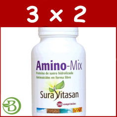 Pack 3x2 Amino-Mix 240 Comprimés Sura Vitasan