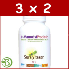 Pack 3x2 D-Manocist Probiotique 50Gr. Sourate Vitasan