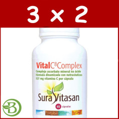 Pack 3x2 Complexe Vital C8 45 Gélules Sura Vitasan