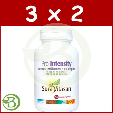 Pack 3x2 PRO-INTENSITY 30 CAPSULAS SURA VITASAN