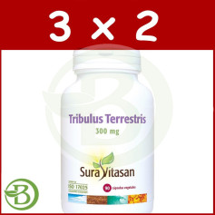 Pack 3x2 Tribulus Terrestris 90 Gélules Sura Vitasan