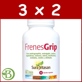 Pack 3x2 Frenes Grip 15 Cápsulas Sura Vitasan