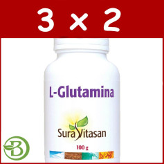 Pack 3x2 L-Glutamine 100Gr. Sourate Vitasan