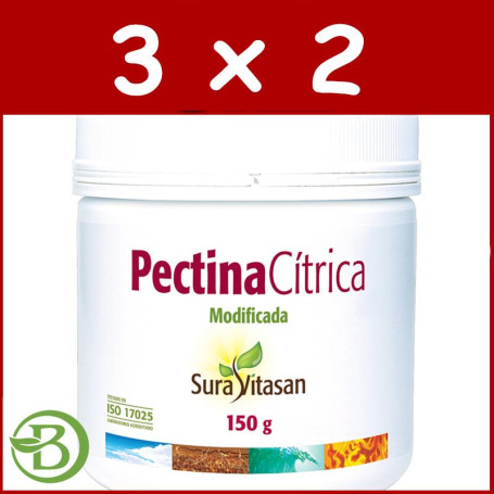 Pack 3x2 Pectina Citrica Modificada 150Gr. Sura Vitasan