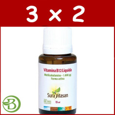 Pack 3x2 Vitamine B12 15Ml. Sourate Vitasan