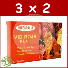 Pack 3x2 Gélules Vigne Rouge Plus Integralia