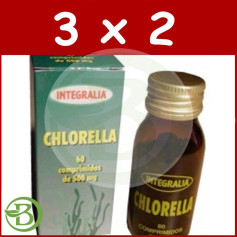 Pack 3x2 Chlorelle 60 comprimés Integralia