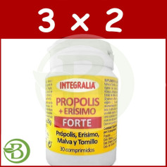 Pack 3x2 Propolis + Erisimo Forte 30 Comprimés Integralia