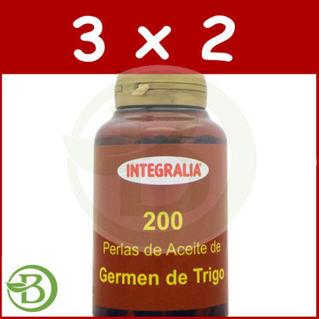 Pack 3x2 Germen De Trigo 200 Perlas Integralia