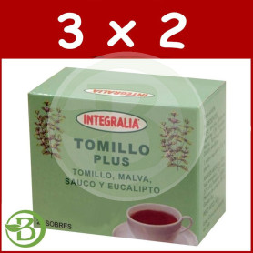 Pack 3x2 Tomillo Plus 20 Sobres Integralia