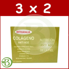 Pack 3x2 Collagène Anti Age 30 Gélules Integralia