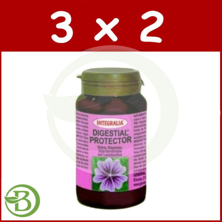 Pack 3x2 Digestial Protector 50 Comprimidos Masticables Integralia