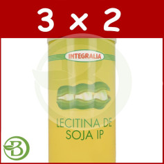 Pack 3x2 Lécithine de Soja Pot Ip 400Gr. intégrale