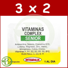 Pack 3x2 Vitamines Complexe Senior 30 Gélules Integralia