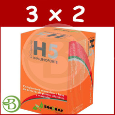 Pack 3x2 H5 Immunoforte 40 Gélules Ergonat