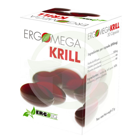 Ergomega Krill 30 Gélules Ergonat