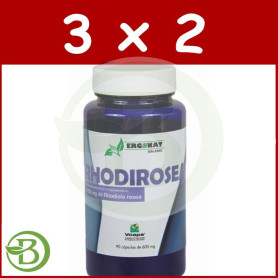 Pack 3x2 Rhodiosea 90 Capsulas Ergonat