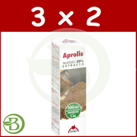 Pack 3x2 Aprolis Gotas Extracto 20% Intersa